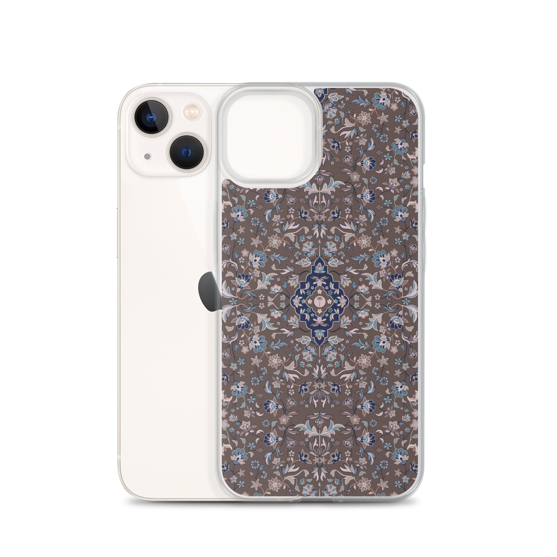 Haramain Brown Clear Case for iPhone Islamic Gift
