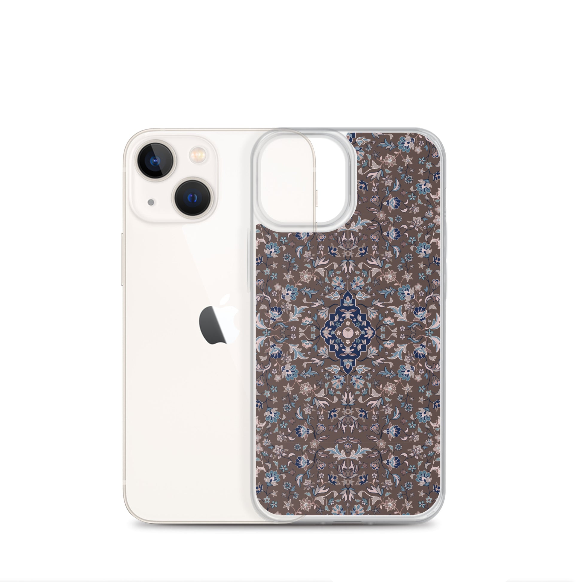 Haramain Brown Clear Case for iPhone Islamic Gift