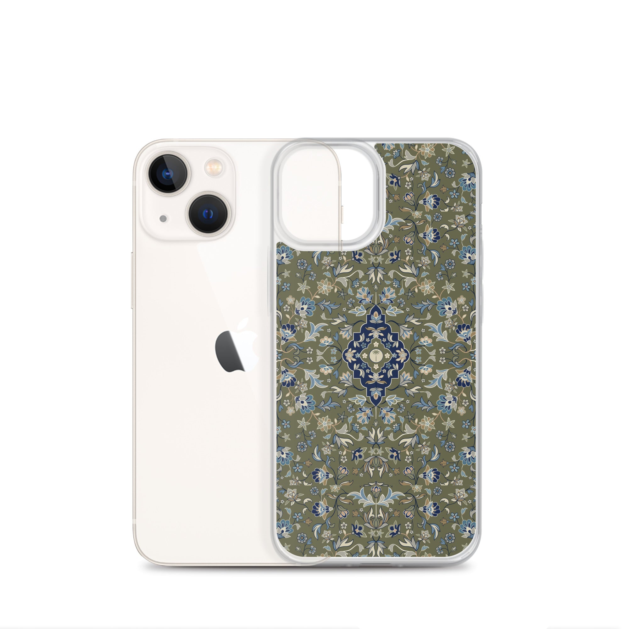 Green Clear Case for iPhone Islamic Gift