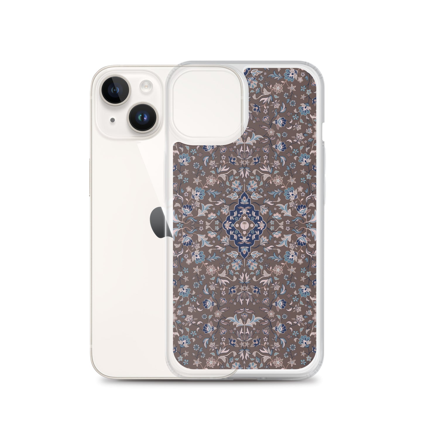 Haramain Brown Clear Case for iPhone Islamic Gift