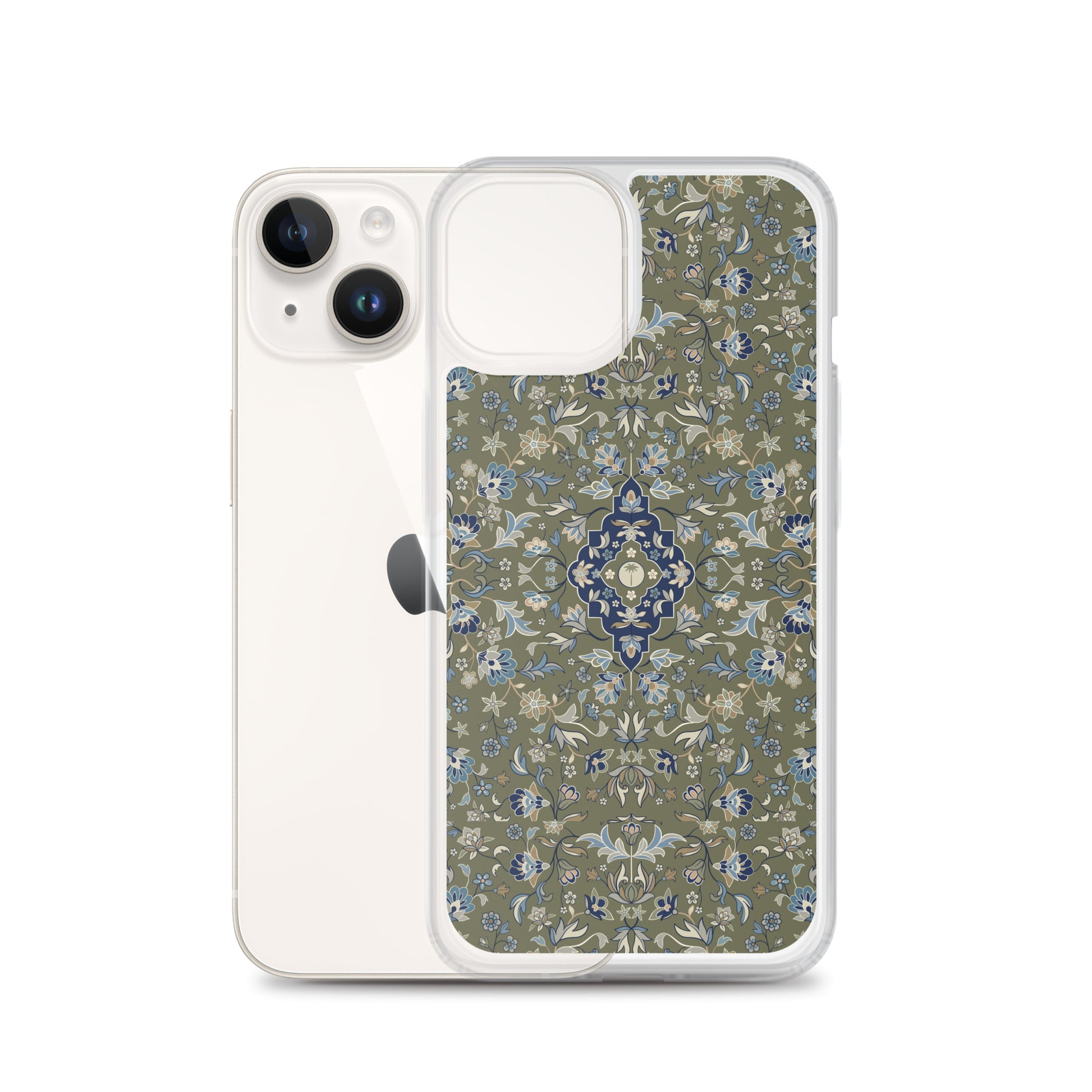 Green Clear Case for iPhone Islamic Gift