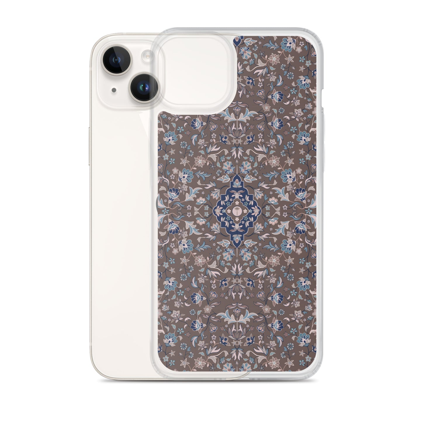 Haramain Brown Clear Case for iPhone Islamic Gift