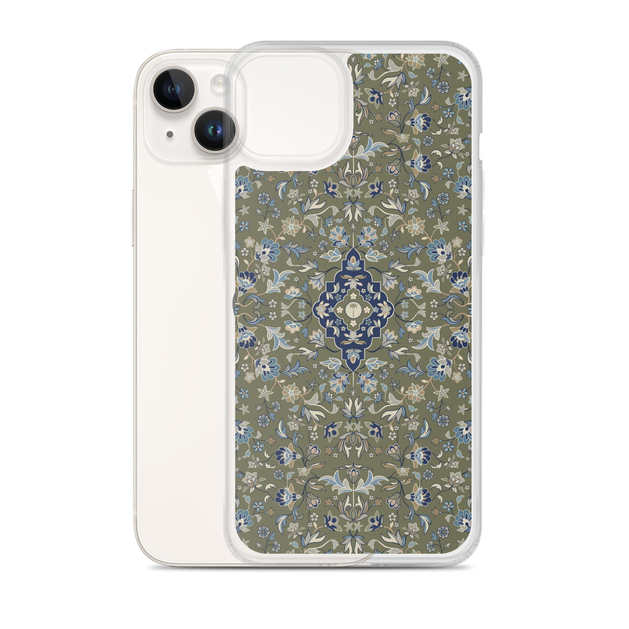 Green Clear Case for iPhone Islamic Gift