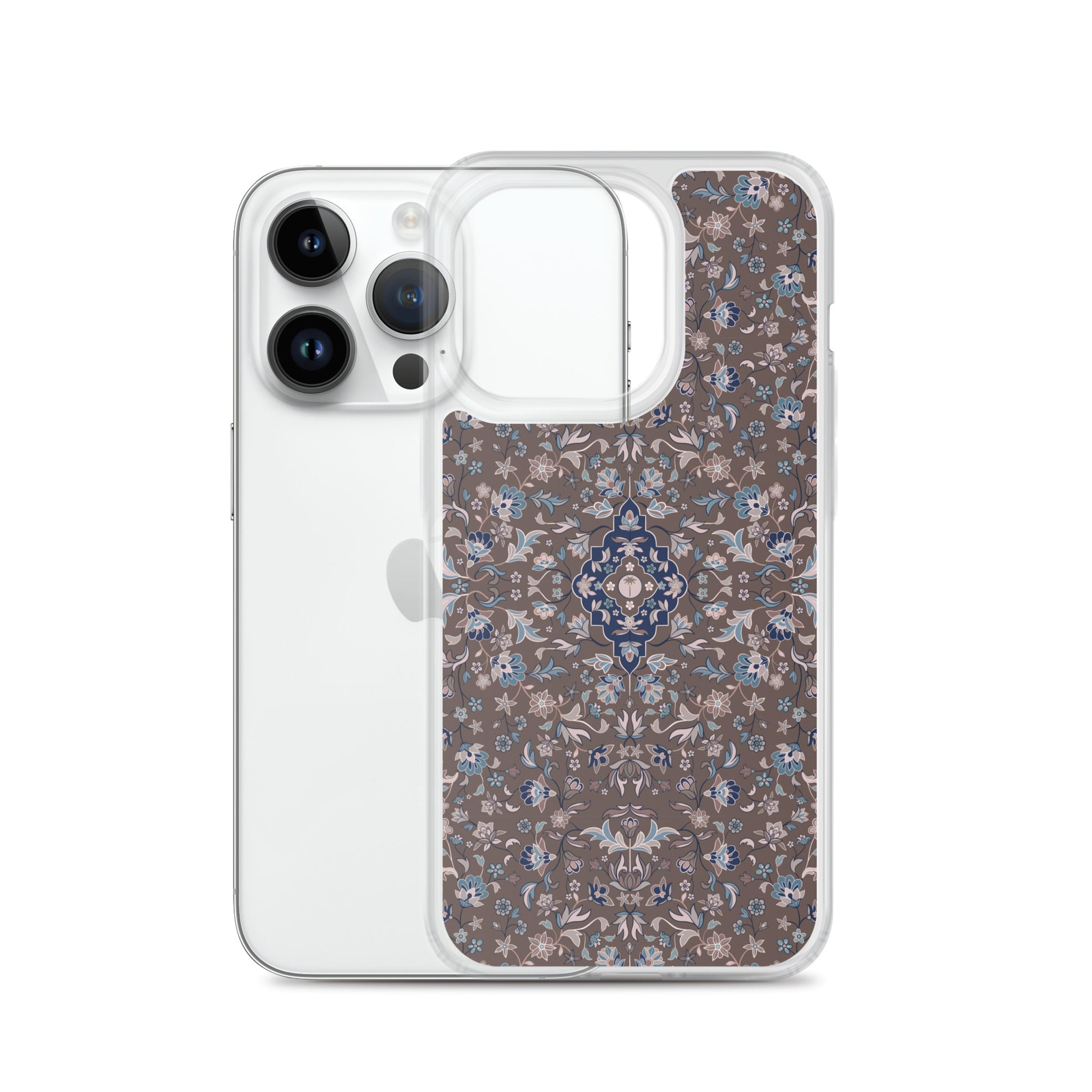 Haramain Brown Clear Case for iPhone Islamic Gift