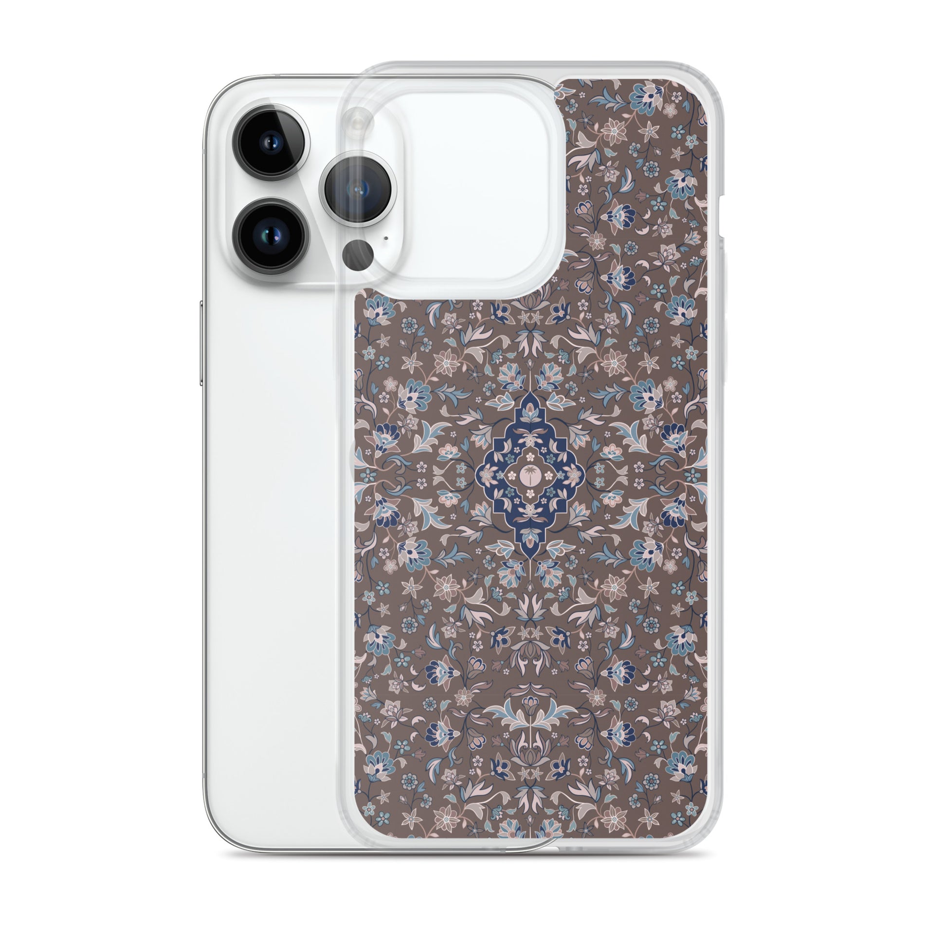 Haramain Brown Clear Case for iPhone Islamic Gift