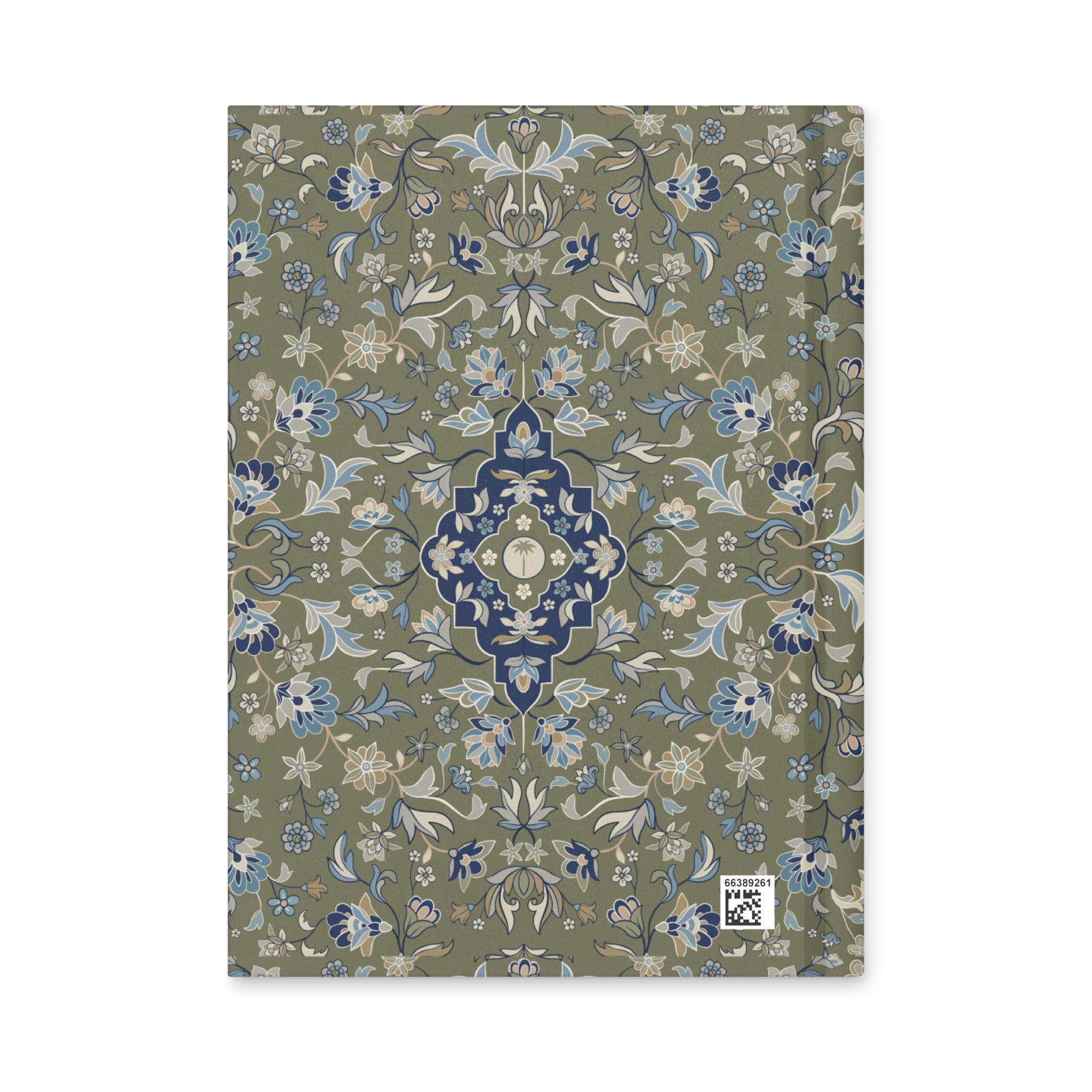 Haramain hardcover matte journal islamic gift featuring intricate floral patterns inspired by Masjid Al-Haram and Masjid An-Nabawi.