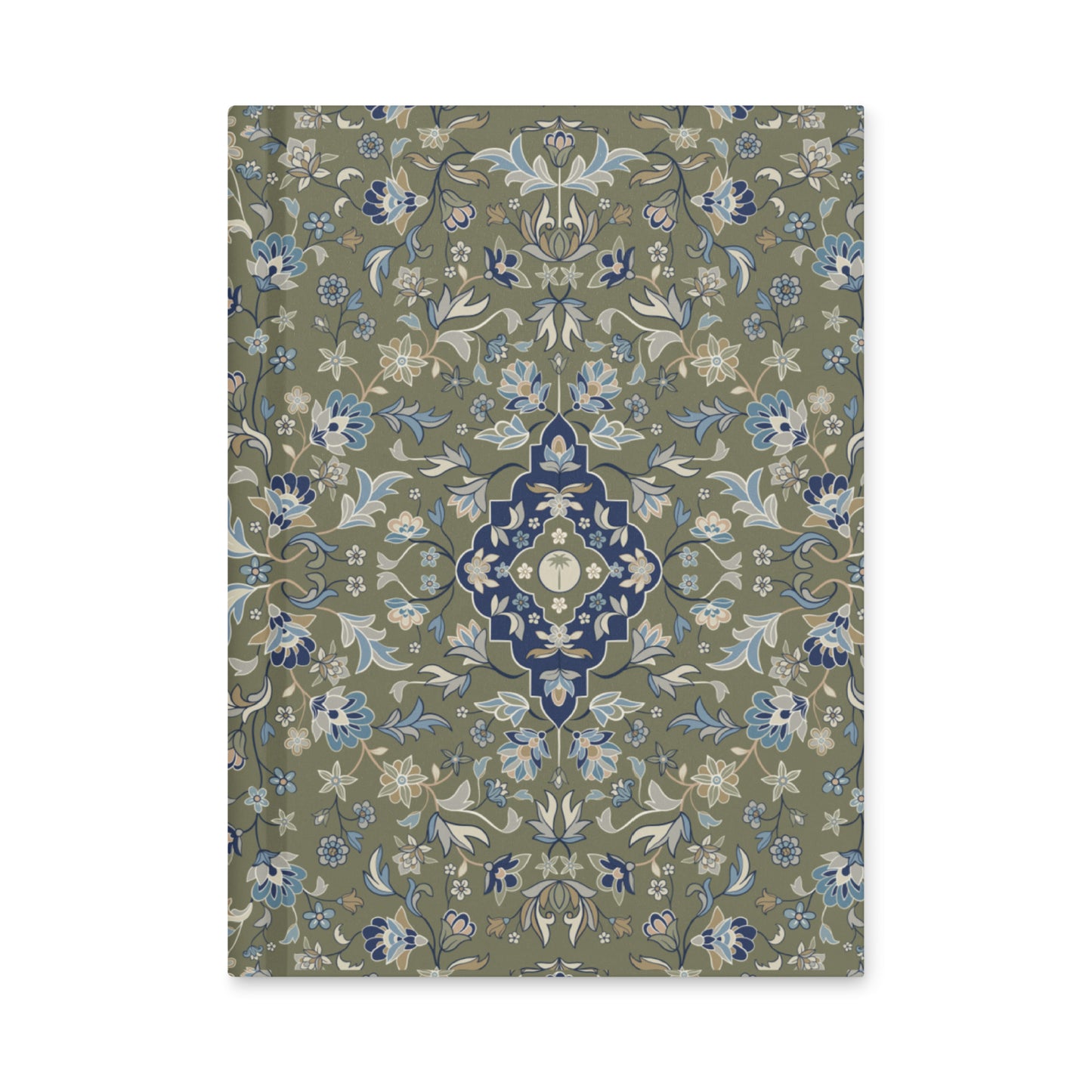 Haramain hardcover matte journal islamic gift featuring floral patterns inspired by Makkah and Madinah.