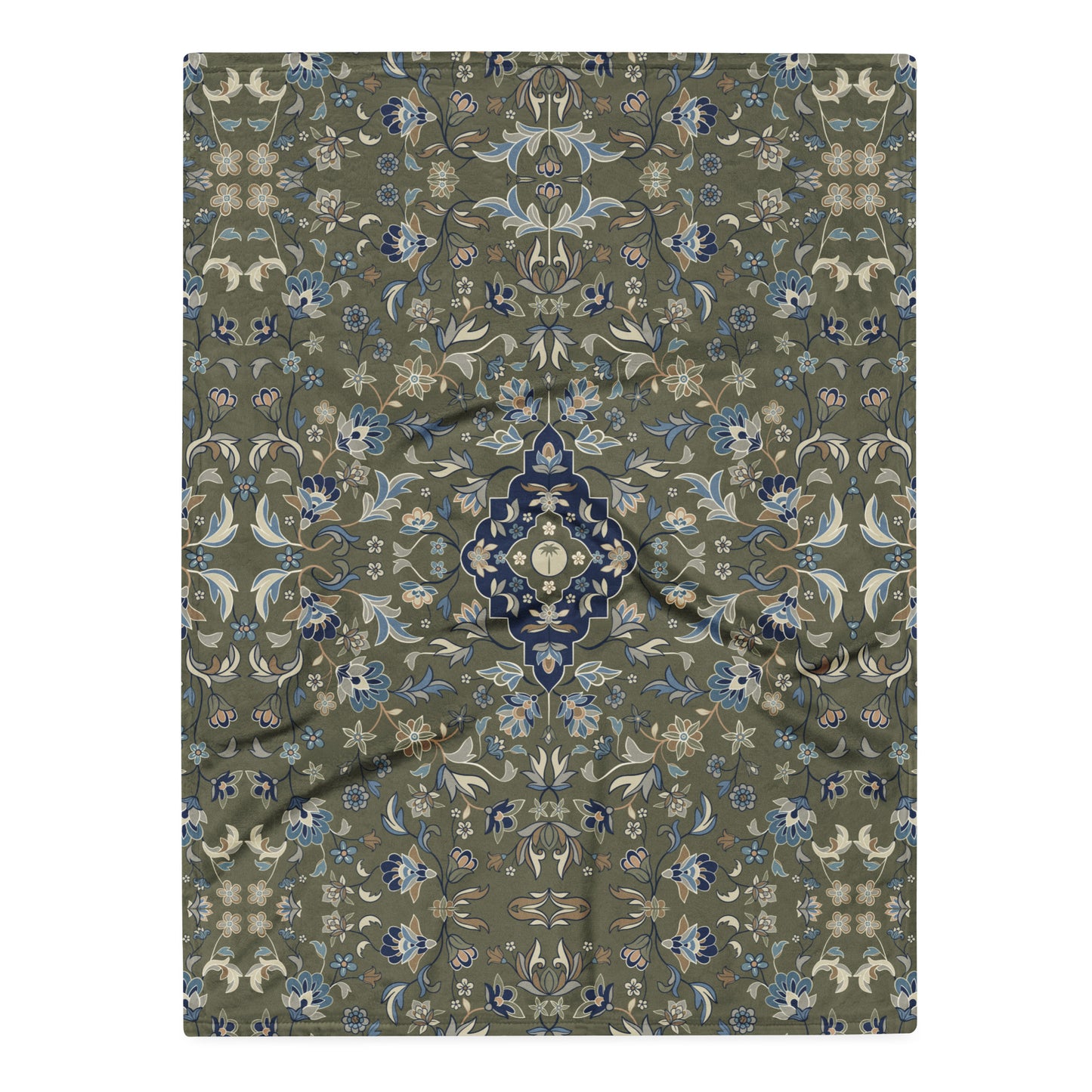 Green Haramain Throw Blanket Islamic Gift