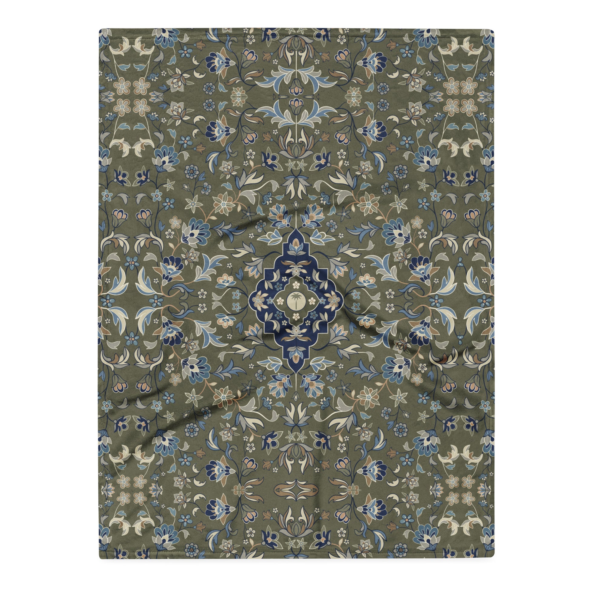 Green Haramain Throw Blanket Islamic Gift