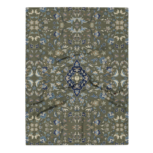 Green Haramain Throw Blanket Islamic Gift