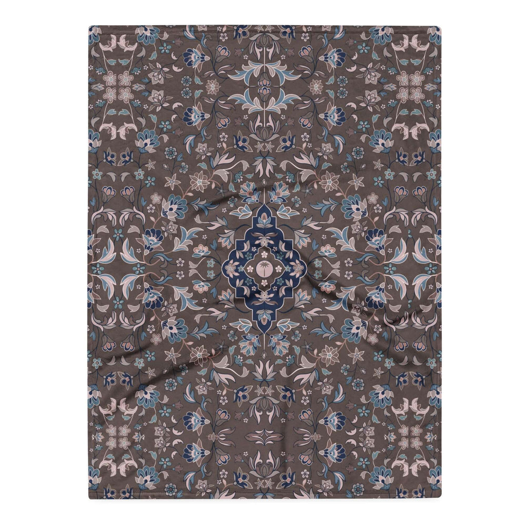 Haramain Brown Throw Blanket Islamic Gift