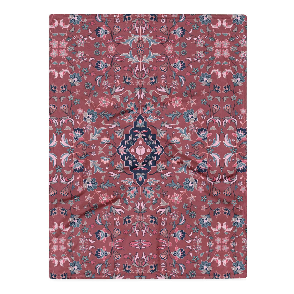 Haramain Red Throw Blanket Islamic Gift