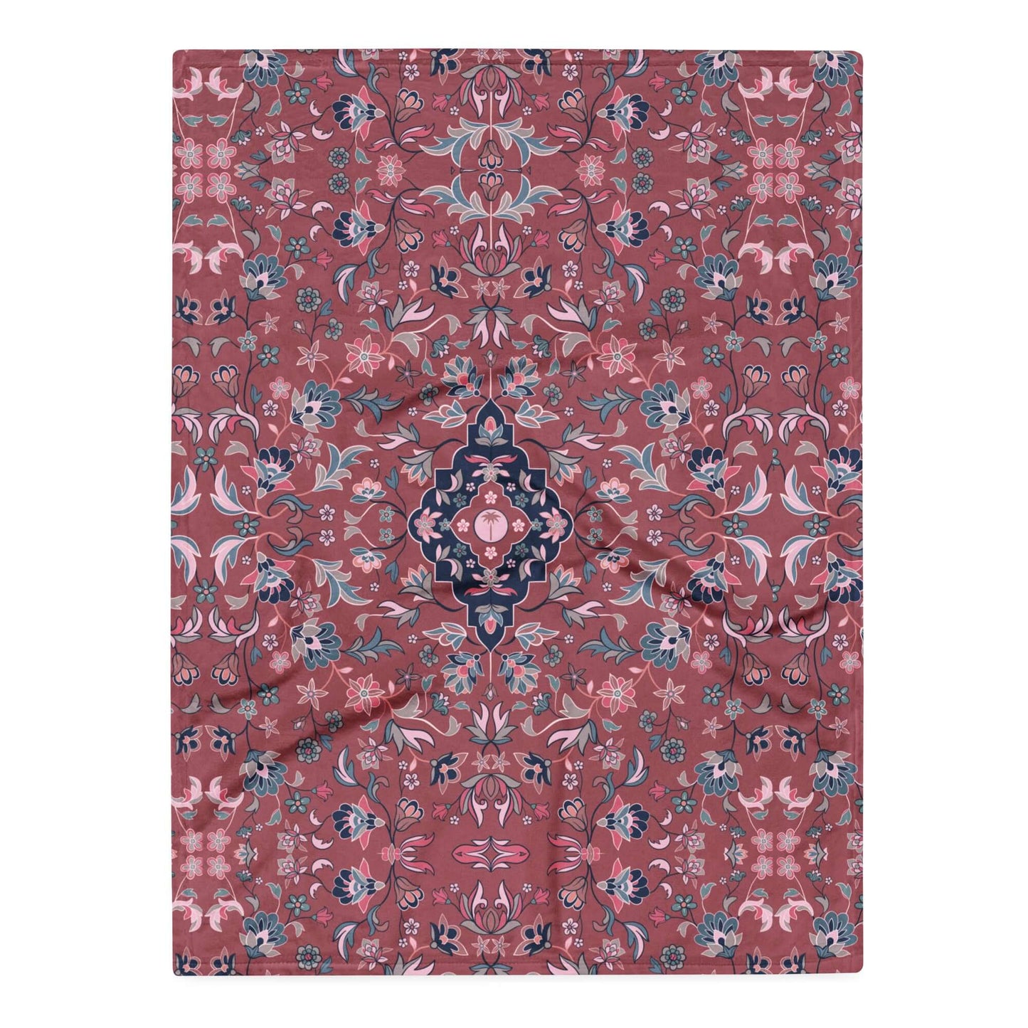 Haramain Red Throw Blanket Islamic Gift