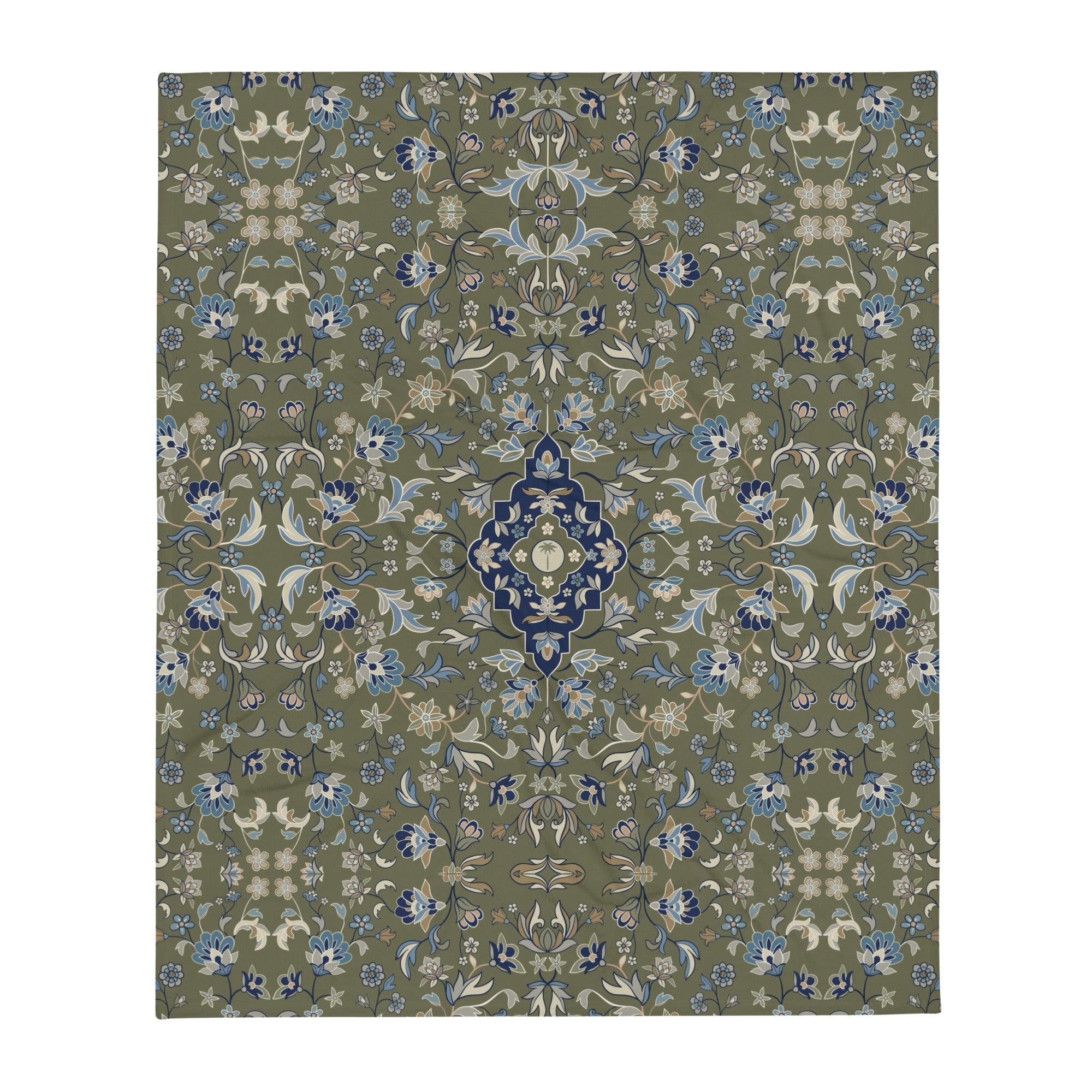 Green Haramain Throw Blanket Islamic Gift