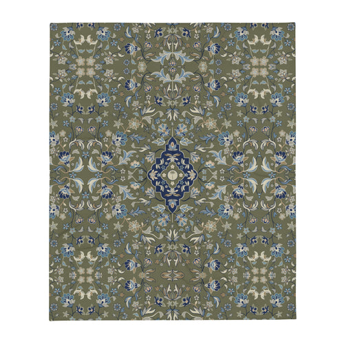 Green Haramain Throw Blanket Islamic Gift