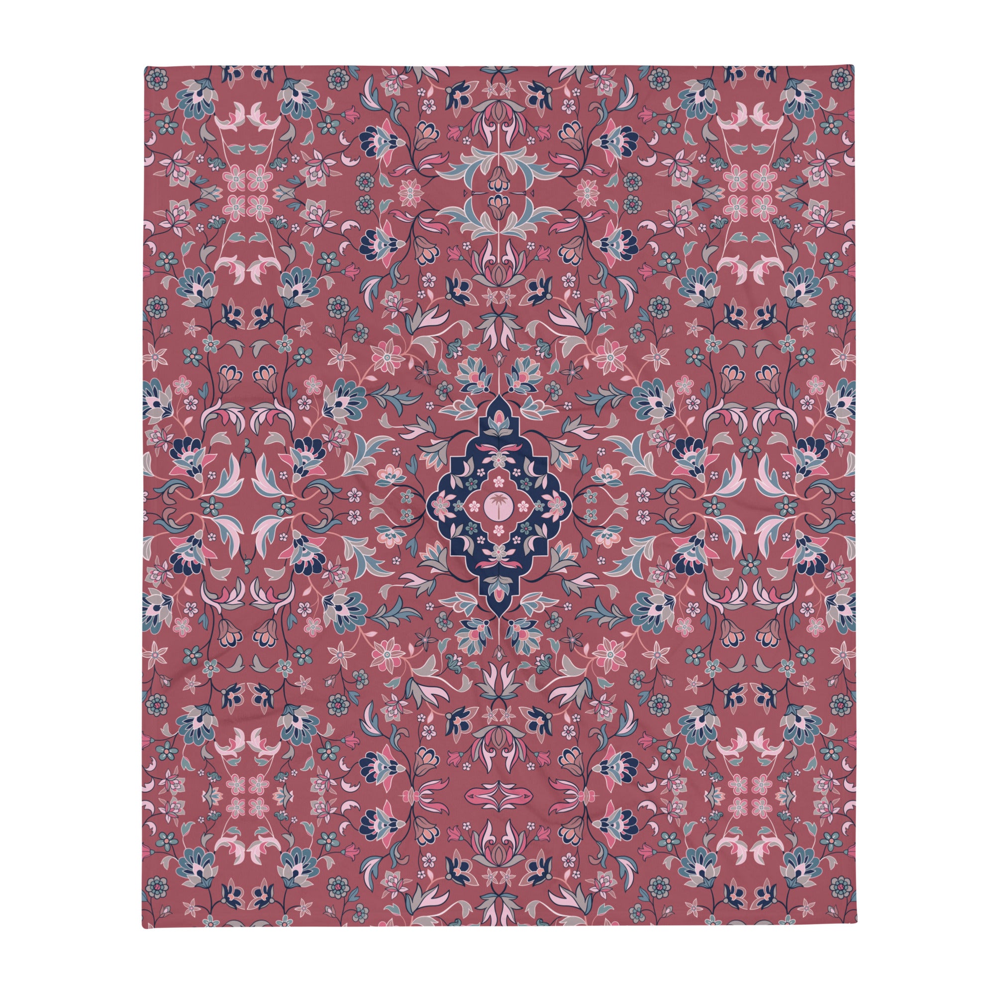 Haramain Red Throw Blanket Islamic Gift