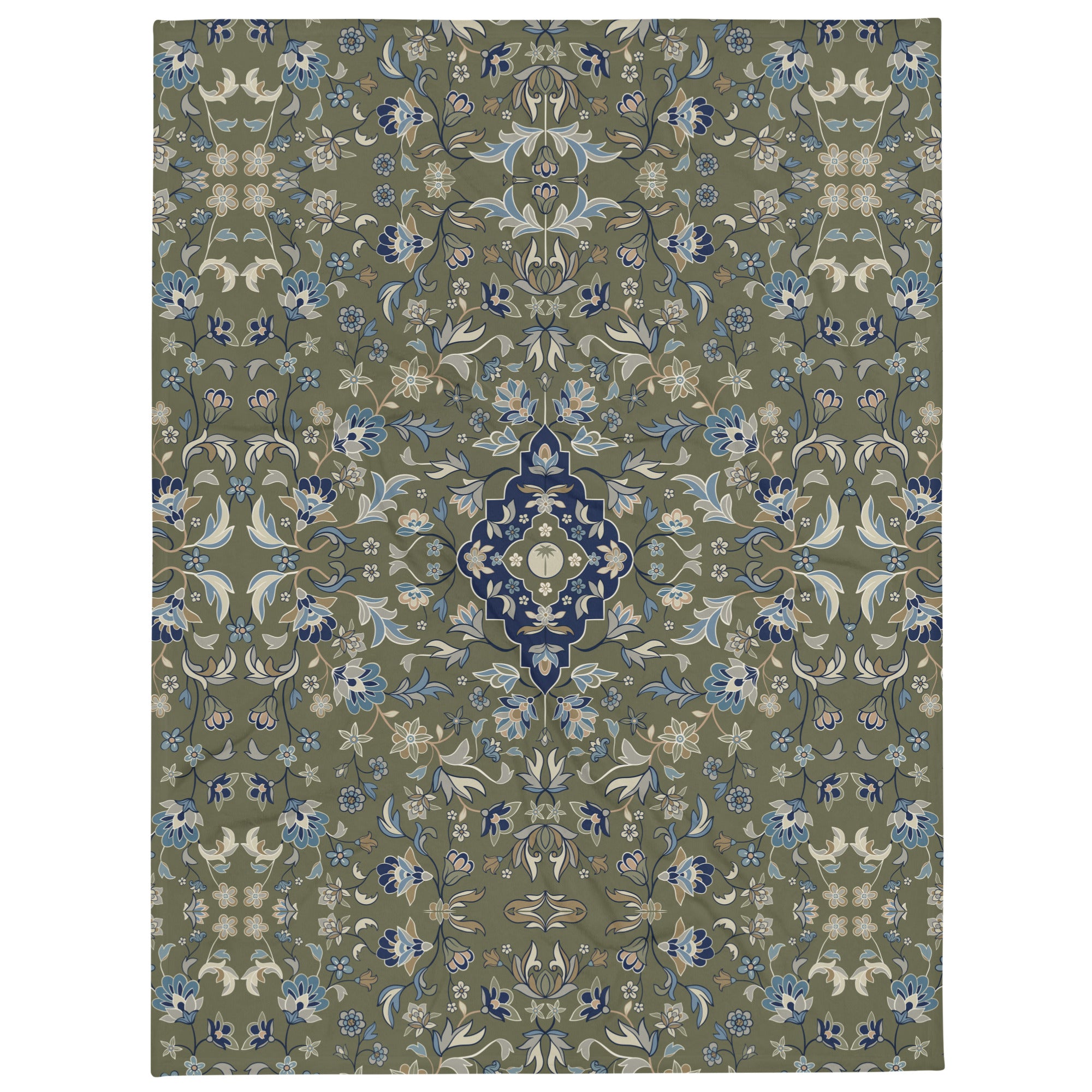 Green Haramain Throw Blanket Islamic Gift