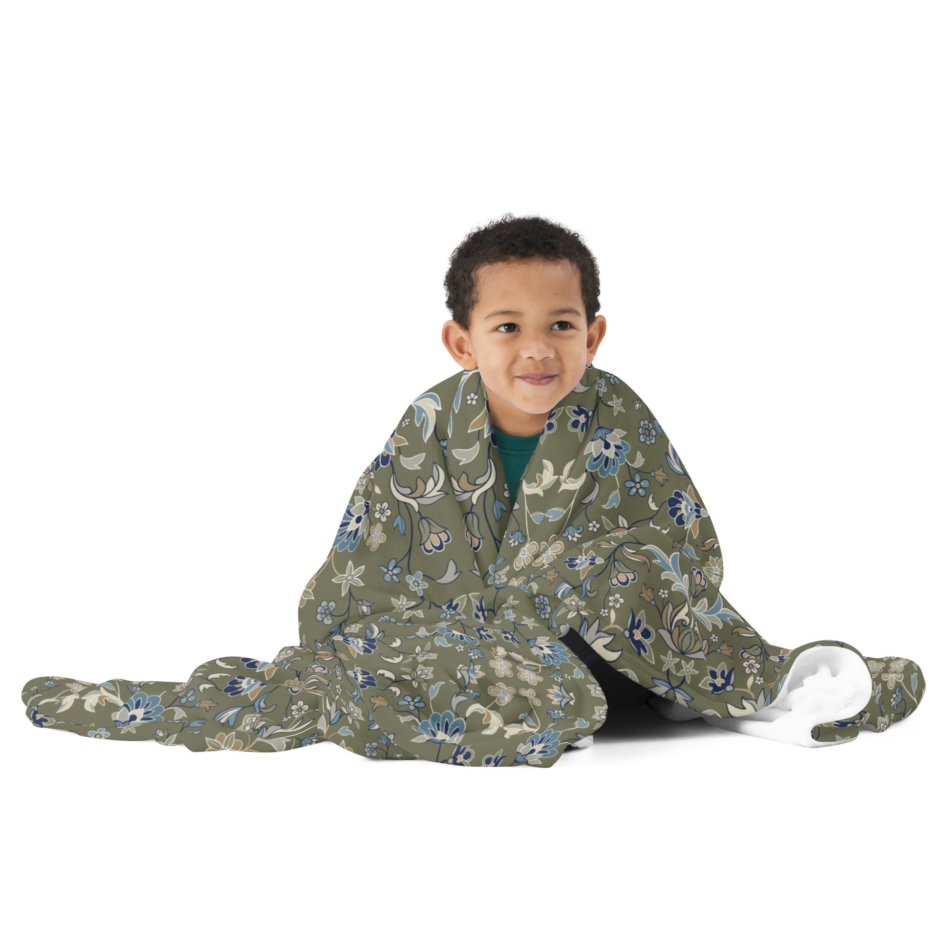 Green Haramain Throw Blanket Islamic Gift