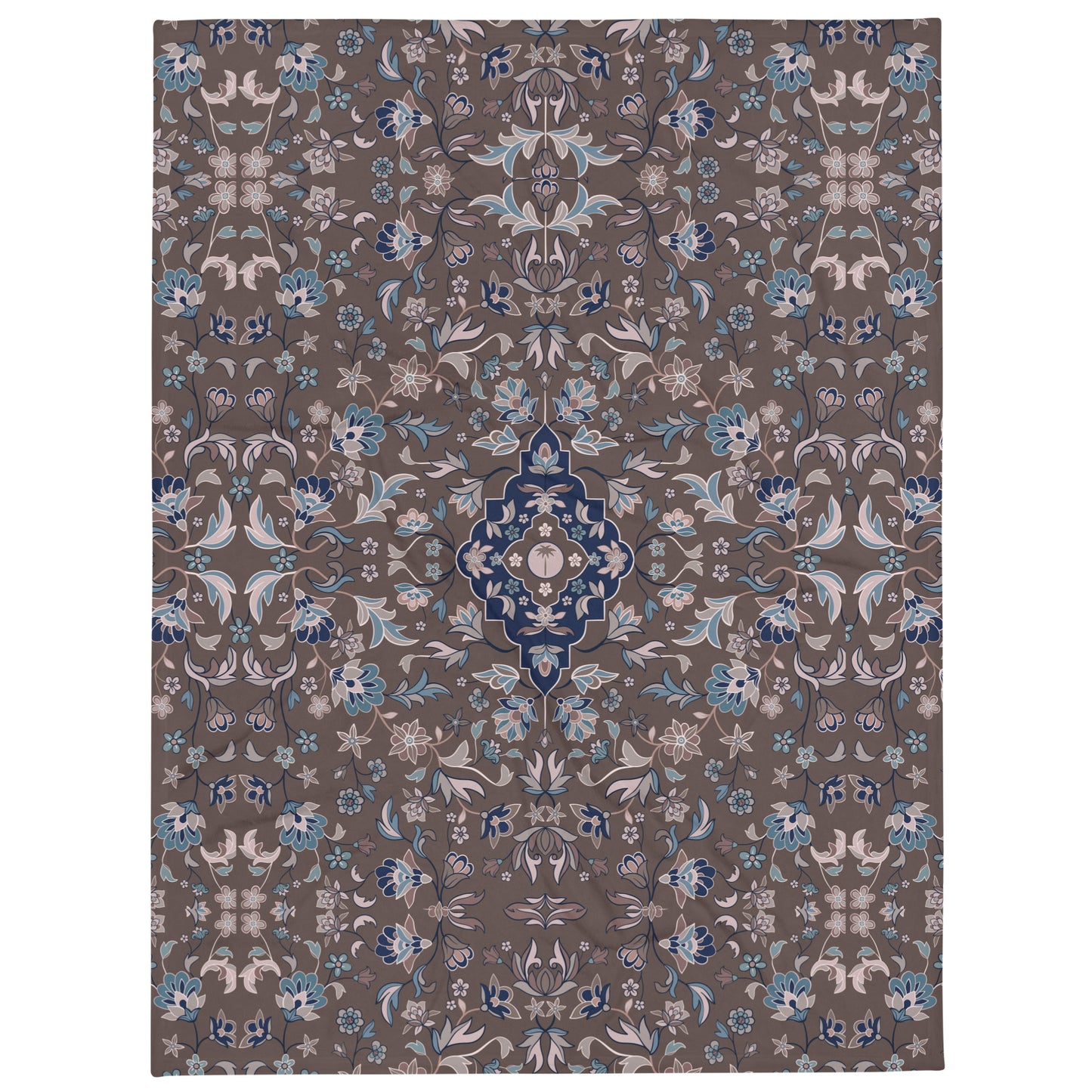 Haramain Brown Throw Blanket Islamic Gift