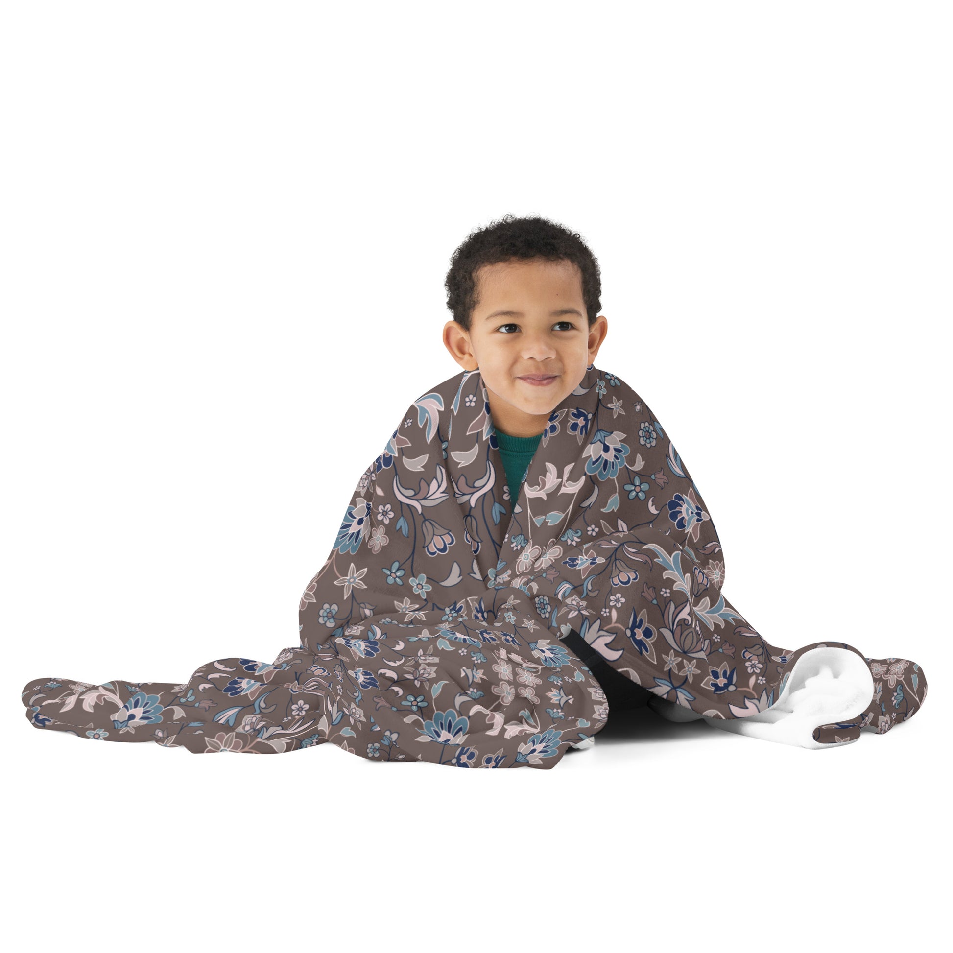 Haramain Brown Throw Blanket Islamic Gift