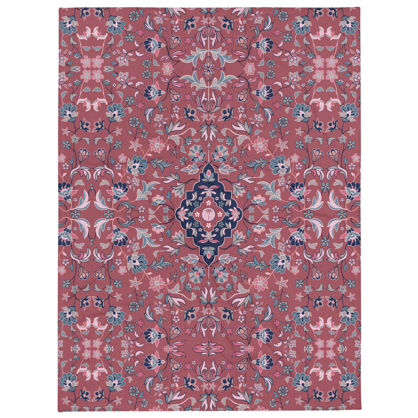Haramain Red Throw Blanket Islamic Gift