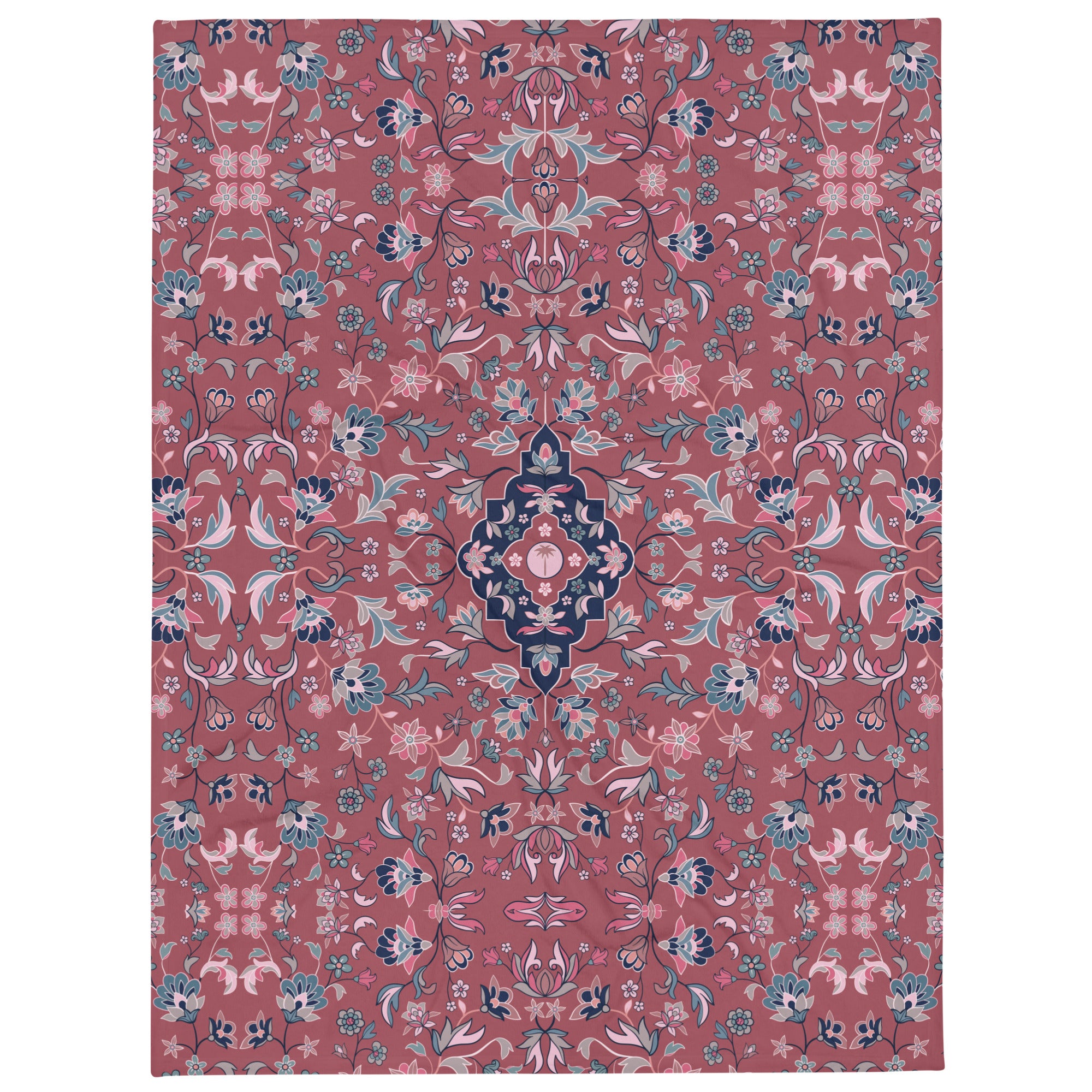 Haramain Red Throw Blanket Islamic Gift