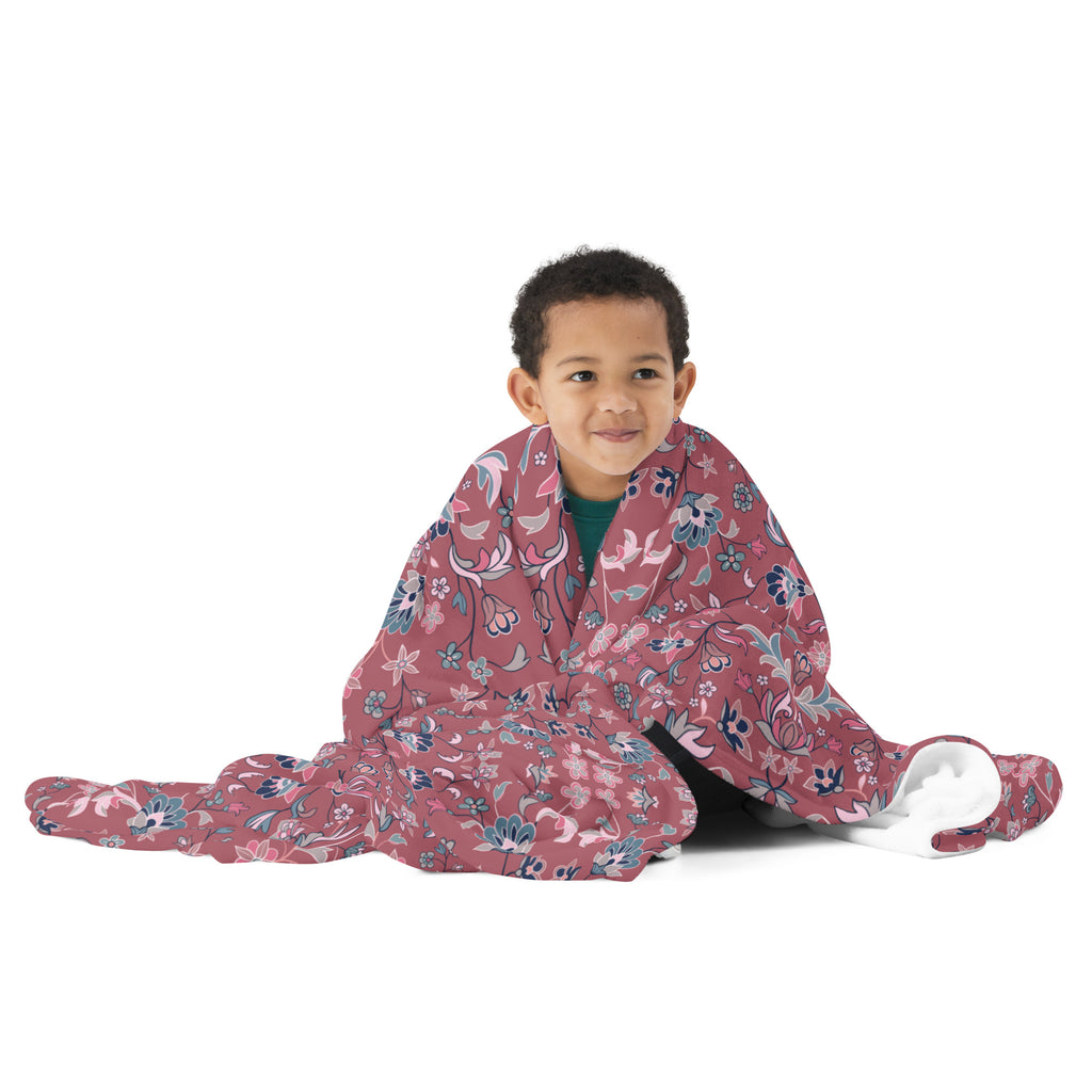 Haramain Red Throw Blanket Islamic Gift